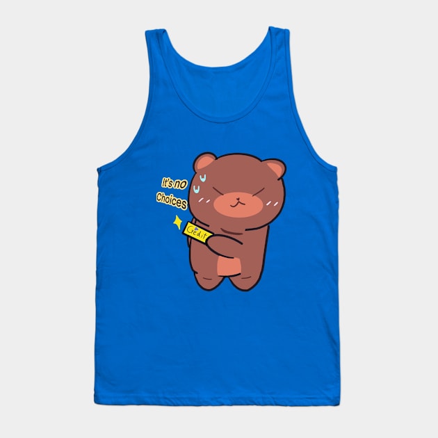 Bear with Credit Card Tank Top by SatthaRat